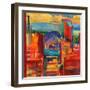 Sydney Harbour Bridge, 2012-Peter Graham-Framed Giclee Print