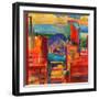 Sydney Harbour Bridge, 2012-Peter Graham-Framed Giclee Print