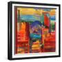 Sydney Harbour Bridge, 2012-Peter Graham-Framed Giclee Print