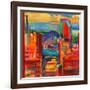 Sydney Harbour Bridge, 2012-Peter Graham-Framed Giclee Print