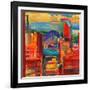 Sydney Harbour Bridge, 2012-Peter Graham-Framed Giclee Print