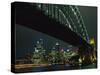 Sydney Harbour Bridge and Skyline, Sydney, New South Wales, Australia, Pacific-Neale Clarke-Stretched Canvas