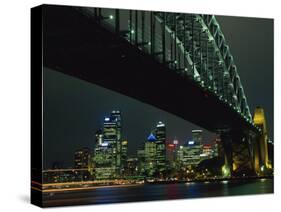 Sydney Harbour Bridge and Skyline, Sydney, New South Wales, Australia, Pacific-Neale Clarke-Stretched Canvas