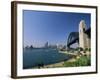 Sydney Harbour Bridge and Skyline, Sydney, New South Wales, Australia-Neale Clarke-Framed Photographic Print