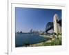 Sydney Harbour Bridge and Skyline, Sydney, New South Wales, Australia-Neale Clarke-Framed Photographic Print