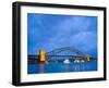 Sydney Harbour Bridge at Night, Sydney, New South Wales, Australia, Pacific-Matthew Williams-Ellis-Framed Photographic Print