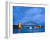 Sydney Harbour Bridge at Night, Sydney, New South Wales, Australia, Pacific-Matthew Williams-Ellis-Framed Photographic Print