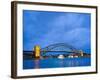 Sydney Harbour Bridge at Night, Sydney, New South Wales, Australia, Pacific-Matthew Williams-Ellis-Framed Photographic Print