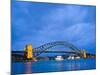 Sydney Harbour Bridge at Night, Sydney, New South Wales, Australia, Pacific-Matthew Williams-Ellis-Mounted Photographic Print