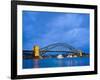 Sydney Harbour Bridge at Night, Sydney, New South Wales, Australia, Pacific-Matthew Williams-Ellis-Framed Photographic Print