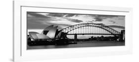 Sydney Harbour Bridge at Sunset, Sydney, Australia-null-Framed Photographic Print