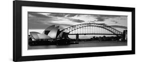 Sydney Harbour Bridge at Sunset, Sydney, Australia-null-Framed Photographic Print