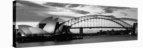 Sydney Harbour Bridge at Sunset, Sydney, Australia-null-Stretched Canvas