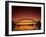 Sydney Harbour Bridge at Sunset, Sydney, New South Wales, Australia-Steve Vidler-Framed Photographic Print