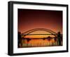 Sydney Harbour Bridge at Sunset, Sydney, New South Wales, Australia-Steve Vidler-Framed Photographic Print