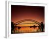 Sydney Harbour Bridge at Sunset, Sydney, New South Wales, Australia-Steve Vidler-Framed Photographic Print