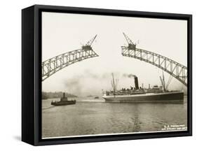 Sydney Harbour Bridge, Australia - Construction-null-Framed Stretched Canvas