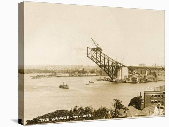 Sydney Harbour Bridge, Australia - Construction-null-Stretched Canvas