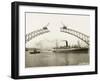 Sydney Harbour Bridge, Australia - Construction-null-Framed Photographic Print