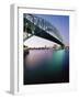 Sydney Harbour Bridge, Circular Quay Pier, Sydney, New South Wales, Australia, Pacific-Alain Evrard-Framed Photographic Print