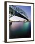 Sydney Harbour Bridge, Circular Quay Pier, Sydney, New South Wales, Australia, Pacific-Alain Evrard-Framed Photographic Print