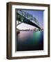 Sydney Harbour Bridge, Circular Quay Pier, Sydney, New South Wales, Australia, Pacific-Alain Evrard-Framed Photographic Print