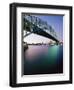 Sydney Harbour Bridge, Circular Quay Pier, Sydney, New South Wales, Australia, Pacific-Alain Evrard-Framed Photographic Print