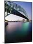 Sydney Harbour Bridge, Circular Quay Pier, Sydney, New South Wales, Australia, Pacific-Alain Evrard-Mounted Photographic Print