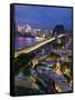 Sydney Harbour Bridge from the Rocks Area, Sydney, New South Wales, Australia-Walter Bibikow-Framed Stretched Canvas