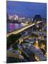 Sydney Harbour Bridge from the Rocks Area, Sydney, New South Wales, Australia-Walter Bibikow-Mounted Photographic Print
