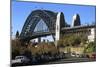 Sydney Harbour Bridge View from the Rocks Area-null-Mounted Photographic Print