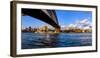 Sydney Harbour Bridge with City at Waterfront, Sydney, New South Wales, Australia-null-Framed Photographic Print