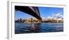 Sydney Harbour Bridge with City at Waterfront, Sydney, New South Wales, Australia-null-Framed Photographic Print