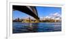 Sydney Harbour Bridge with City at Waterfront, Sydney, New South Wales, Australia-null-Framed Photographic Print