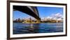 Sydney Harbour Bridge with City at Waterfront, Sydney, New South Wales, Australia-null-Framed Photographic Print