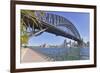 Sydney Harbour Bridge with City Skyline, Sydney, Australia-robert cicchetti-Framed Photographic Print