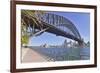 Sydney Harbour Bridge with City Skyline, Sydney, Australia-robert cicchetti-Framed Photographic Print