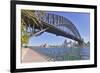 Sydney Harbour Bridge with City Skyline, Sydney, Australia-robert cicchetti-Framed Photographic Print