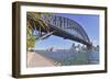 Sydney Harbour Bridge with City Skyline, Sydney, Australia-robert cicchetti-Framed Photographic Print