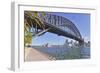 Sydney Harbour Bridge with City Skyline, Sydney, Australia-robert cicchetti-Framed Photographic Print