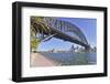 Sydney Harbour Bridge with City Skyline, Sydney, Australia-robert cicchetti-Framed Photographic Print