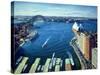 Sydney Harbour, Pm, 1995-Ted Blackall-Stretched Canvas