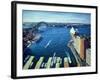 Sydney Harbour, Pm, 1995-Ted Blackall-Framed Giclee Print