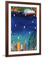 Sydney Harbour-Ian Tremewen-Framed Giclee Print