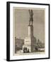 Sydney Illustrated, Statue of Captain Cook, Hyde Park-null-Framed Giclee Print