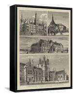 Sydney Illustrated-Henry William Brewer-Framed Stretched Canvas