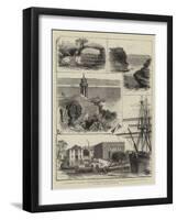 Sydney Illustrated-null-Framed Giclee Print