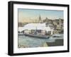 Sydney Maritime Museum, from Hotel Balcony-Vincent Booth-Framed Giclee Print