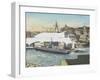 Sydney Maritime Museum, from Hotel Balcony-Vincent Booth-Framed Giclee Print