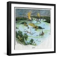 Sydney, New South Wales, Australia, C1885-C Wilkinson-Framed Giclee Print